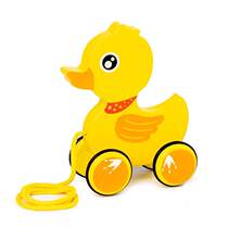 2 Toddler Toy Puzzle Year Old Drag-Wooden 1-Trolley Pull String Children 3 Pull String Animal 6 Car Toddler