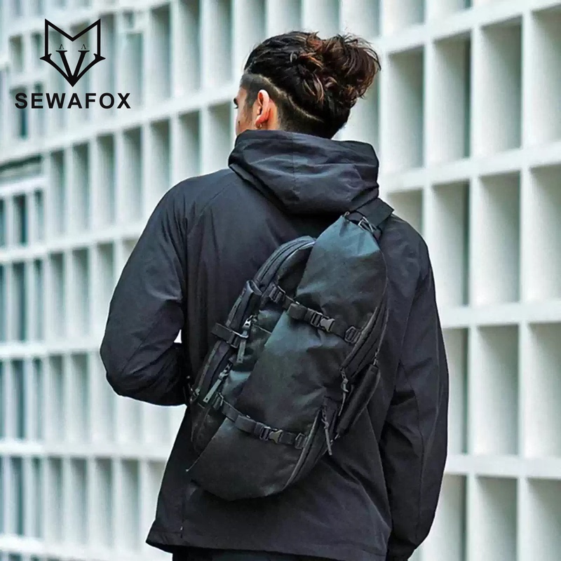 New Men's Functional Sports Backpack Crossbody Outdoor Commuting Chest Bag Travel Computer X-Pac School Bag New Men's Functional Sports Backpack Crossbody Outdoor Commuting Chest Bag Travel Computer X-Pac School Bag
