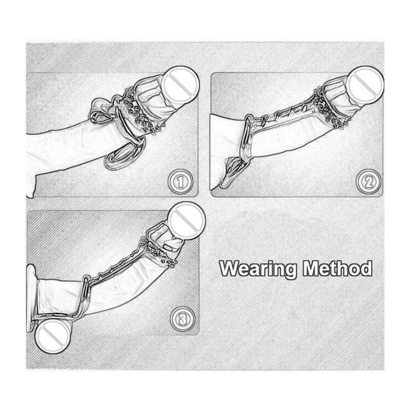 Penis Rings Penis Sleeve Trainer Delay Ejaculation High Elas