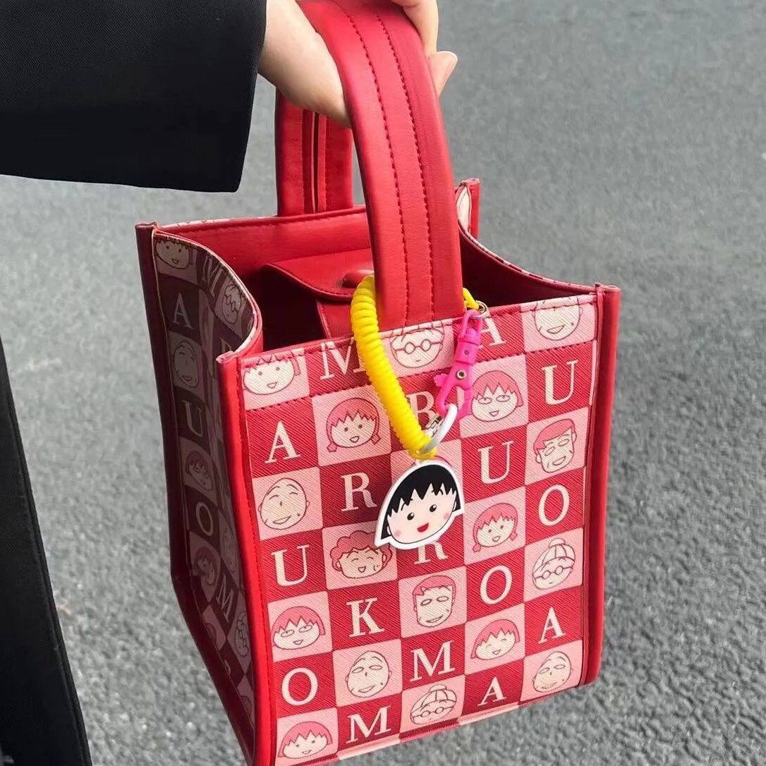 2023 New Cherry Little Pill Bag with Love Cartoon Handbag Out Picnic Camper Bag