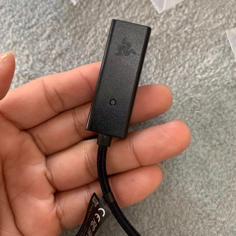 Original Accessories for Razer 7.1 Surround Thx Cyclone Black Shark V2 Headphones USB Audio 3.5mm Conversion Sound Card Original Accessories for Razer 7.1 Surround Thx Cyclone Black Shark V2 Headphones USB Audio 3.5mm Conversion Sound Card