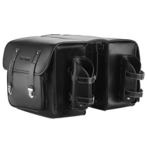 West Rider Bike Shelving Bag Large Capacity Pack Long Distance Travel Bag Bull Leather Retro Backseat Bag Riding Kit