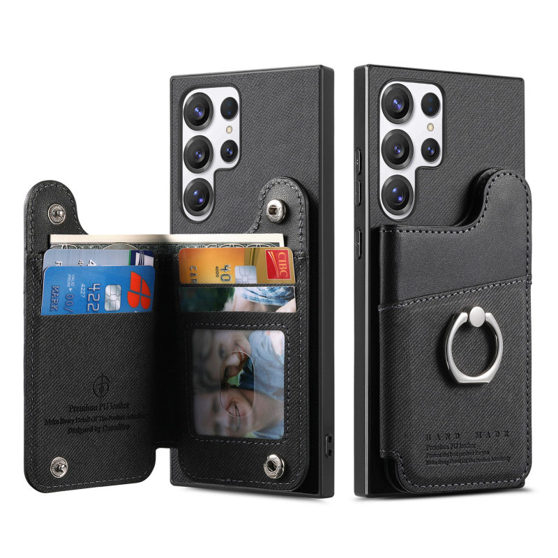 Suitable for Samsung S25Ultra Mobile Phone Case with Card Holder, S26+ Coin Purse Case, S24Plus Integrated Card Holder, S23Fe High-End Feel, Galaxy S22 Anti-Drop, S21 Protective Case A56 Suitable for Samsung S25Ultra Mobile Phone Case with Card Holder, S26+ Coin Purse Case, S24Plus Integrated Card Holder, S23Fe High-End Feel, Galaxy S22 Anti-Drop, S21 Protective Case A56