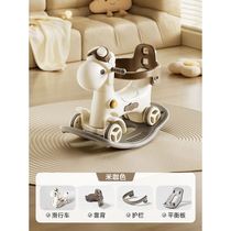 Xinjiang Tibet rocking car baby rocking horse baby bouncer car childrens first birthday gift