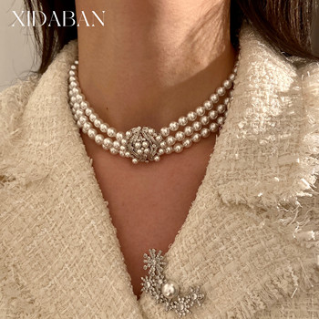 West taipan australian white choker choker multi-layer necklace