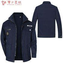 Mens labor protection clothing on work clothes customized cotton wear-resistant welding anti-scalding welder work clothes spring and autumn work clothes 581 green