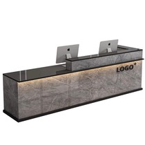 Bar cashier barber shop corner beauty salon manicure light luxury small health center counter simple paint