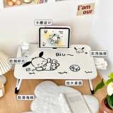 Симпатичная маленькая столовая общежитие ленивые люди могут сложить стойку для компьютера Home Bay Window, чтобы выучить небольшую доску стола