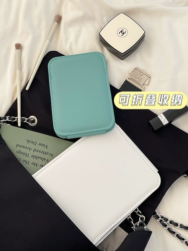 Ins simple складное зеркало для макияжа портативное настольное заправка