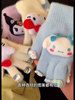 Children's Cartoon Kt Gloves Winter Warm and Frost-Resistant for Boys and Girls Cartoon DIY Baby Thickened Five-Finger Gloves