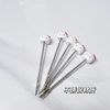 Trendy and Popular ins Household Forks, Non-Disposable Stainless Steel Fruit Forks, Food-Grade, High Aesthetic Value, with a Jar