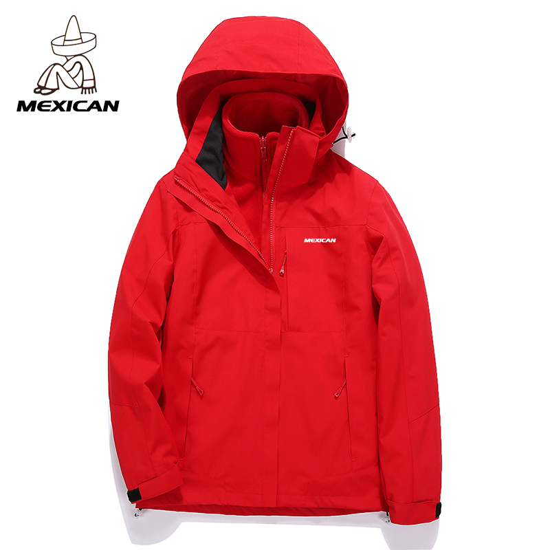 Scarecrow Official Outdoor Sports Jacket for Men and Women, Three-In-One Soft Shell, Windproof and Rainproof, Detachable Large Size Jacket