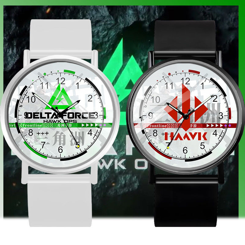 Triangle Peripheral Watch Exam Watch Student Children's Quartz Watch Gift Box with Strap Back-To-School Season Birthday Gift