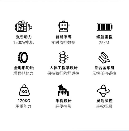 Самобалансирующийся электромобиль 放克板s9电动独轮滑板车放克板独轮电滑户外放克板独轮电滑 TROTTER