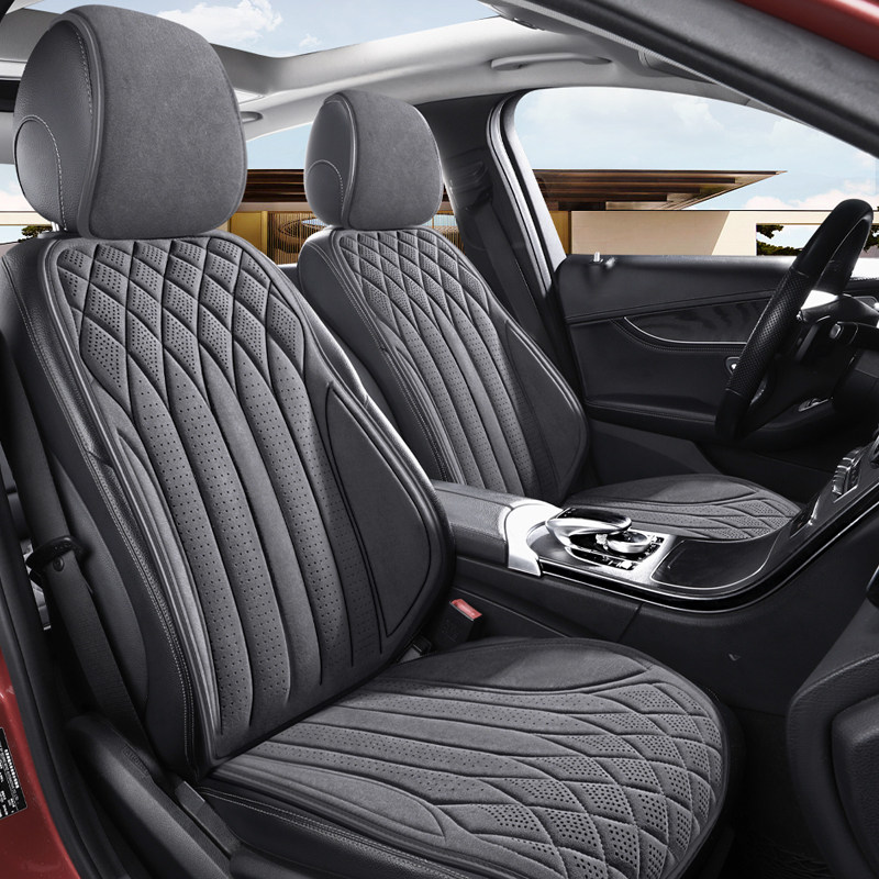 New Cloud Sensation Q Bomb All Season Universal Car Cushion Half Bag Small Brute Waist Imitation Latex Cotton Winter Suede Seat Cushion-Taobao