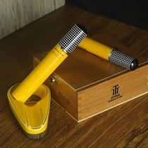 Portable Cigars Tube Cigar Case Waterproof Cedar Wood Lined