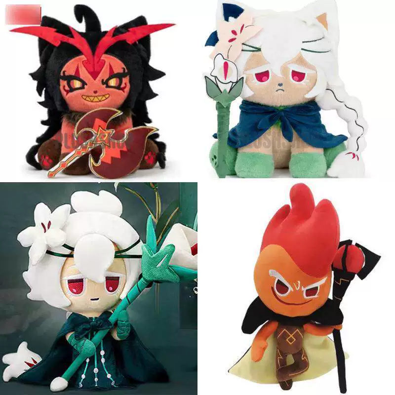 Кроссбордный новый продукт Cookie Run Kingdom Белая Лилия Кот-плюш Toy Общественный