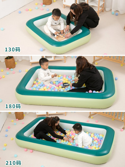 Kinder-Cassia-Spielzeugsand-Set für den Innenbereich, ungiftig, neuer rechteckiger Spielsandstrand, aufblasbarer Sandpool