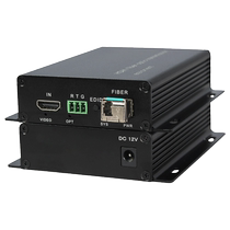 NNan one thousand 4K HD HDMI audio-video optical transceiver optical fiber extender support 16 trough rack powered bidirectional RS232 3840x2160 30Hz single multimode collection