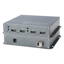 Nanqian non-compressed 4-way forward HDMI optical transceiver 1080P 60Hz supports DVI high-definition audio and video lossless four-port optical fiber extender EDID learning 10G 10G