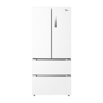 Midea Zero embedded M60cm ultra-thin 468 French multi-door double-open refrigerator white household air-cooled frost-free