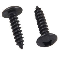 Black TA self-tapping screws cross large flat head self-tapping screws round head furniture screws M3 5M4*5 6~40