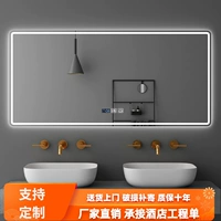 Квадратный светодиодный светодиодный сенсорный экран с сенсорным экраном туалетный институт зеркала анти -могога