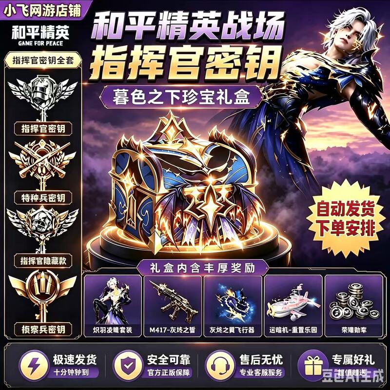 Peace Elite Commander Key: Big Plane Special Forces Hidden Edition - Treasure Gift Box under the Twilight, Exclusive for Elites Peace Elite Commander Key: Big Plane Special Forces Hidden Edition - Treasure Gift Box under the Twilight, Exclusive for Elites