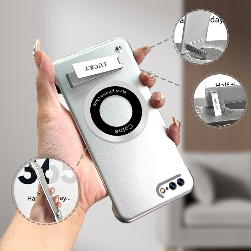 Suitable for Apple 7Plus Mobile Phone Case, New Metal Paint Borderless iPhone 8 Plus Trendy Brand Business Half-Pack Hard Shell Anti-Fall 7P Anti-Fingerprint Men and Women Pure Color 8P Acrylic 8 Car Magnetic Suction 7 Suitable for Apple 7Plus Mobile Phone Case, New Metal Paint Borderless iPhone 8 Plus Trendy Brand Business Half-Pack Hard Shell Anti-Fall 7P Anti-Fingerprint Men and Women Pure Color 8P Acrylic 8 Car Magnetic Suction 7