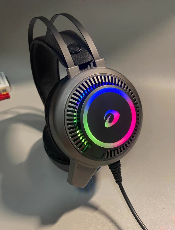Dahl's computer gaming headset headsets electric race 7 1 track USB cable earm-based desktop notebook-Taobao