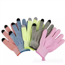 Level 5 anti-cut gloves non-slip anti-cut texture gloves pineapple pattern gloves fish-killing woodworking gloves hot sale