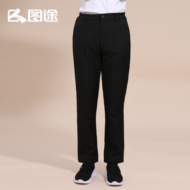 New Autumn and Winter Men's Business Casual Pants, Outdoor Sports Windproof and Water-Repellent Softshell Pants 911332