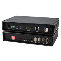 Conglu 4K uncompressed HDMI optical transceiver USB2 0 high-definition audio and video KVM fiber optic extender two-way audio RS232 data supports DVI wireless keyboard and mouse U