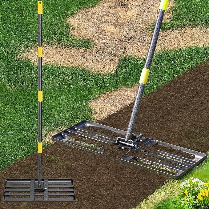 Lawn Sand Filling and Leveling Device, Lawn Care Fertilizer Spreader, Topsoil Spreader, Compost Spreader