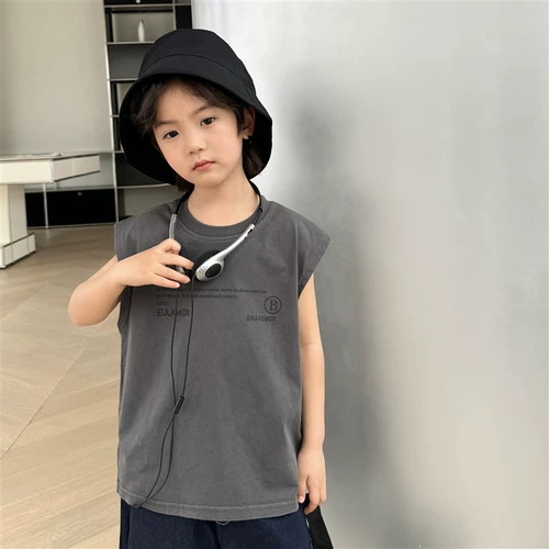 海妈家 Летняя одежда, хлопковая майка, летняя футболка без рукавов, баскетбольная форма