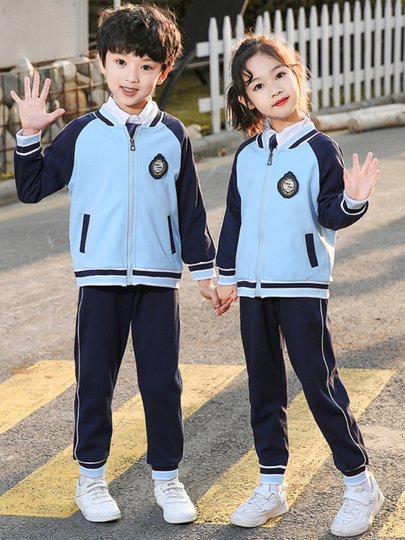 幼儿园园服春秋款套装英伦风小学生运动班服儿童校服秋季表演服