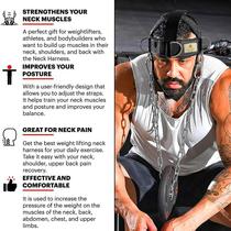 High-end neck trainer neck muscle training cervical spine strength cervical spine rehabilitation weight-bearing exercise neck piece cap