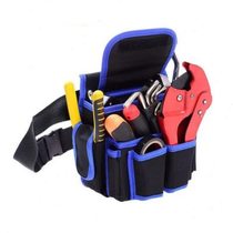 Thickened electricians waist bag for water and electricity sales diagonal installation and hanging weak current shoulder canvas tool bag multi-functional number for woodworking