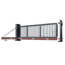 Trackless electric suspended sliding door linear aluminum alloy factory door sliding wall courtyard telescopic folding door