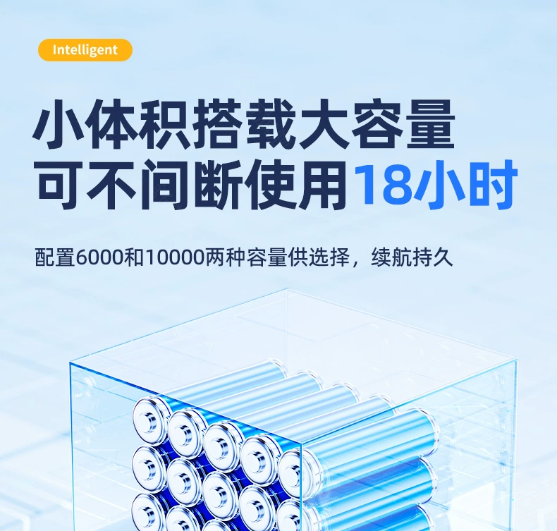 Quạt đeo thắt lưng đi động cho người làm việc ngoài trời quạt làm mát gắn eo siêu nhỏ mới tuổi thọ pin siêu dài