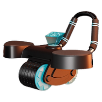 Elbow support type abdominal wheel automatic rebound abdominal curling new abdominal muscle training tool mens home fitness equipment 835