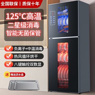 Ala Haotaitai Stainless Steel Disinfection Cabinet for Home Use, Small Vertical Desktop High-Temperature Kitchen Commercial Dishware Cabinet