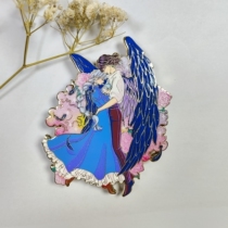 Metal badge custom paint enamel character animation custom star peripheral design badge