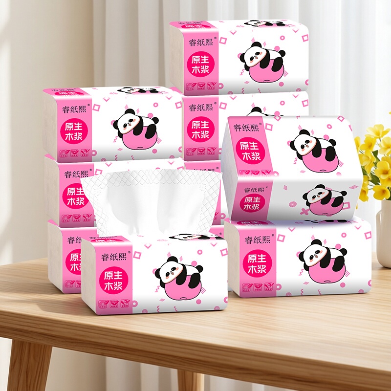 Affordable Household Tissue Paper, Extractable Hand Towels, Dormitory Use Facial Tissues, Napkins, Paper Towels