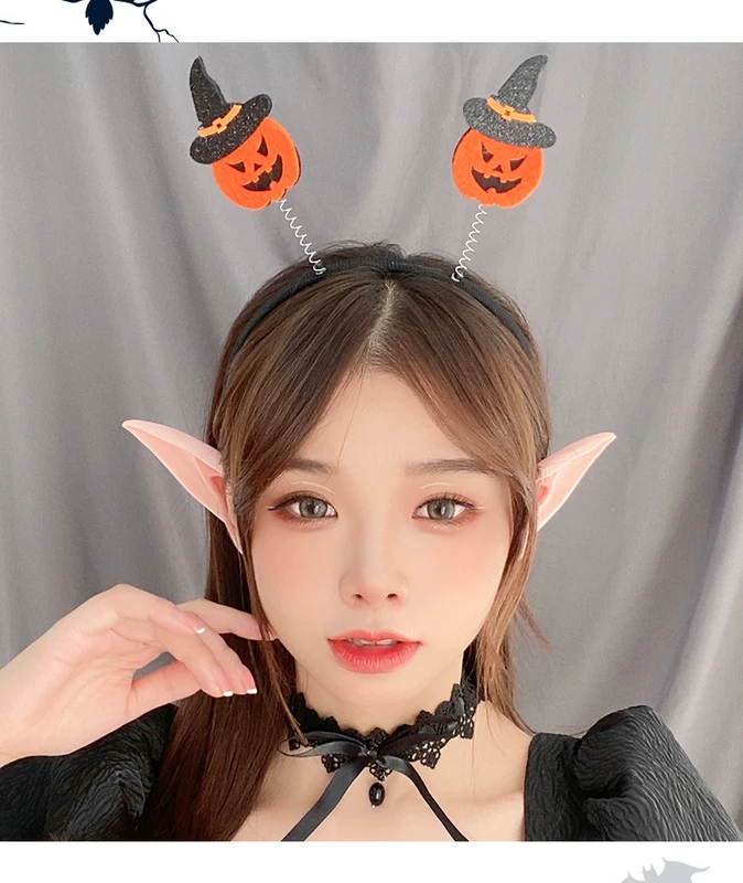 Halloween cos quốc tai đạo cụ trang phục phụ kiện ngộ nghĩnh thiên thần tai giả trẻ em kẹp tai trang sức kẹp tóc