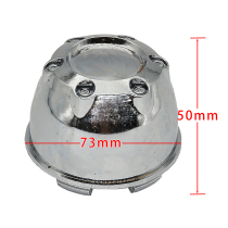 Four-wheel beach modification accessories kart size bull wheel hub decorative cover 8-14 inch aluminum alloy electroplated cover