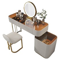 Italian light luxury slate dressing table modern simple small apartment bedroom dressing table designer high-end dressing table