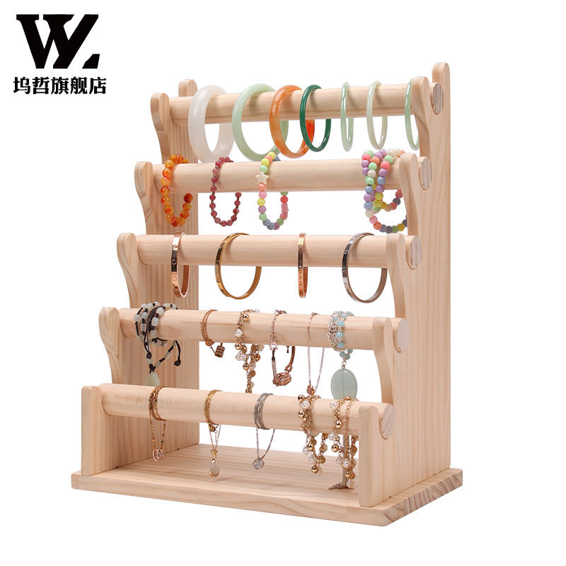 All solid wood bracelet display stand: storage artifact + good looks ...