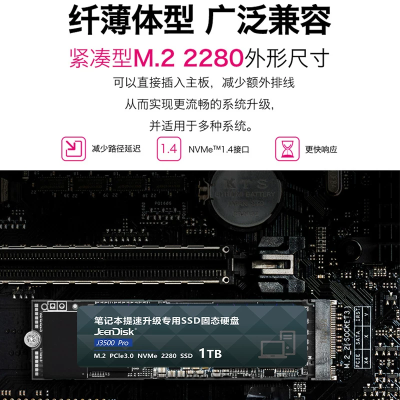 Твердотельный диск Yangtze River M2 интерфейс 2Т ноутбук NVMe настольный компьютер SSD хранение PCIe 3.0 1Т 512Г