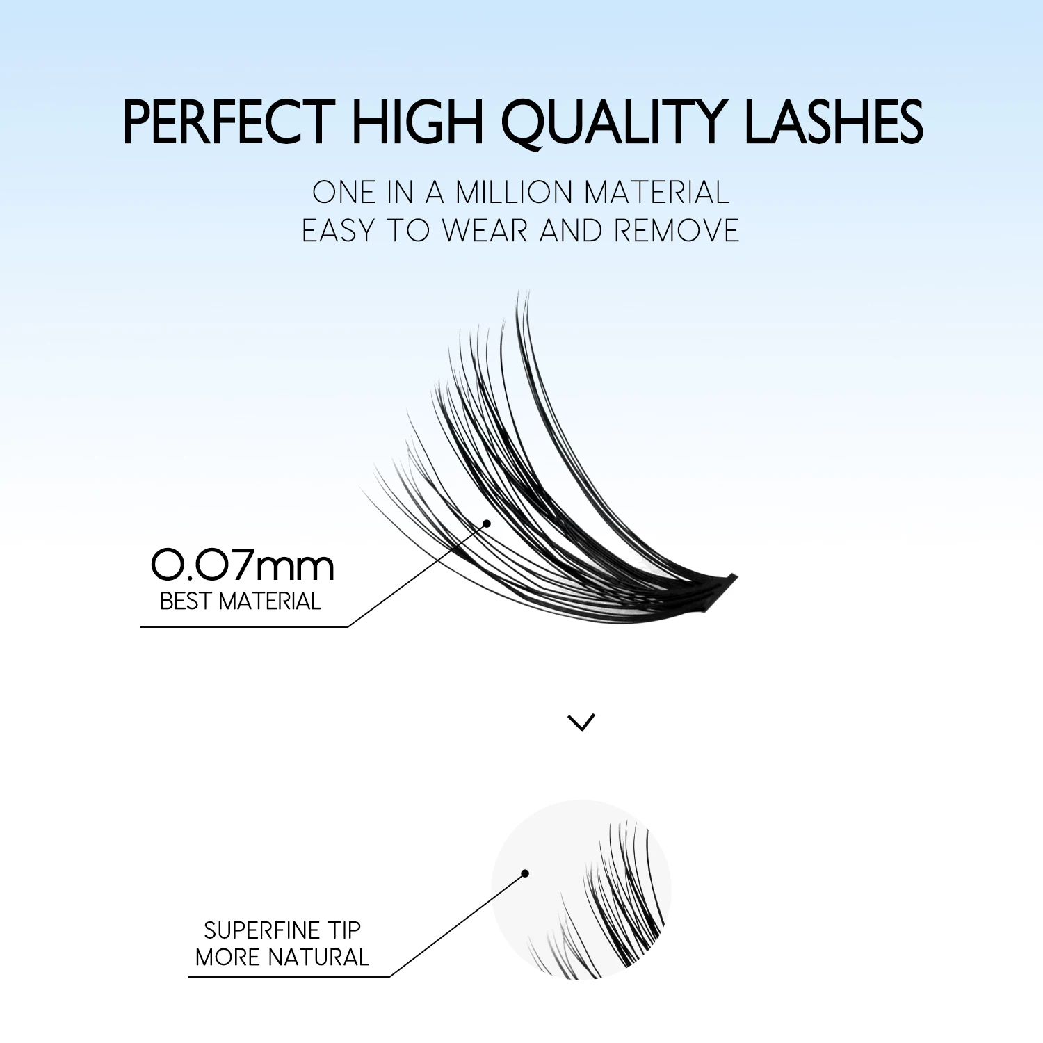 Sophisticated dense curling false eyelashes GROINNEYA, добавляет объем
